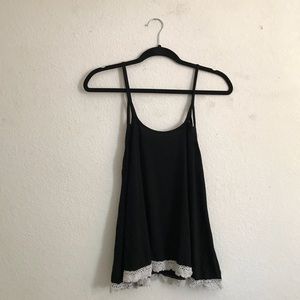 Boho Black Tank